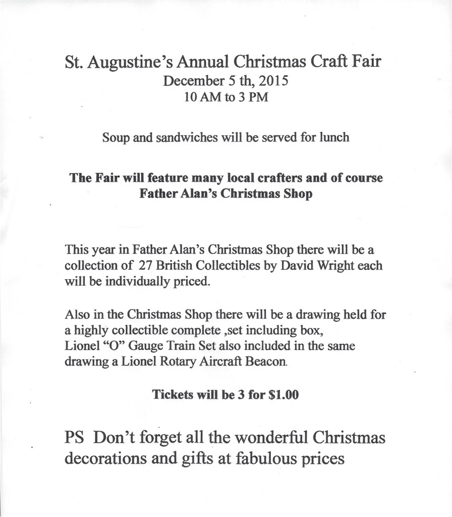 Christmas Craft Fair 2015