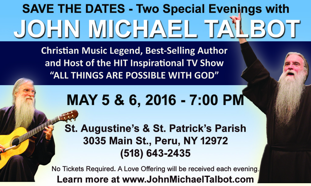 Save the Date - John Michael Talbot