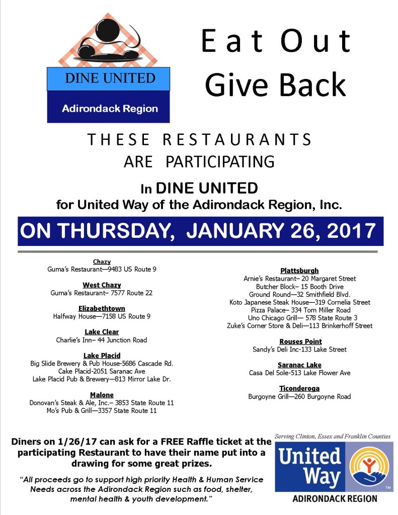 Dine United Fax Blast 2017