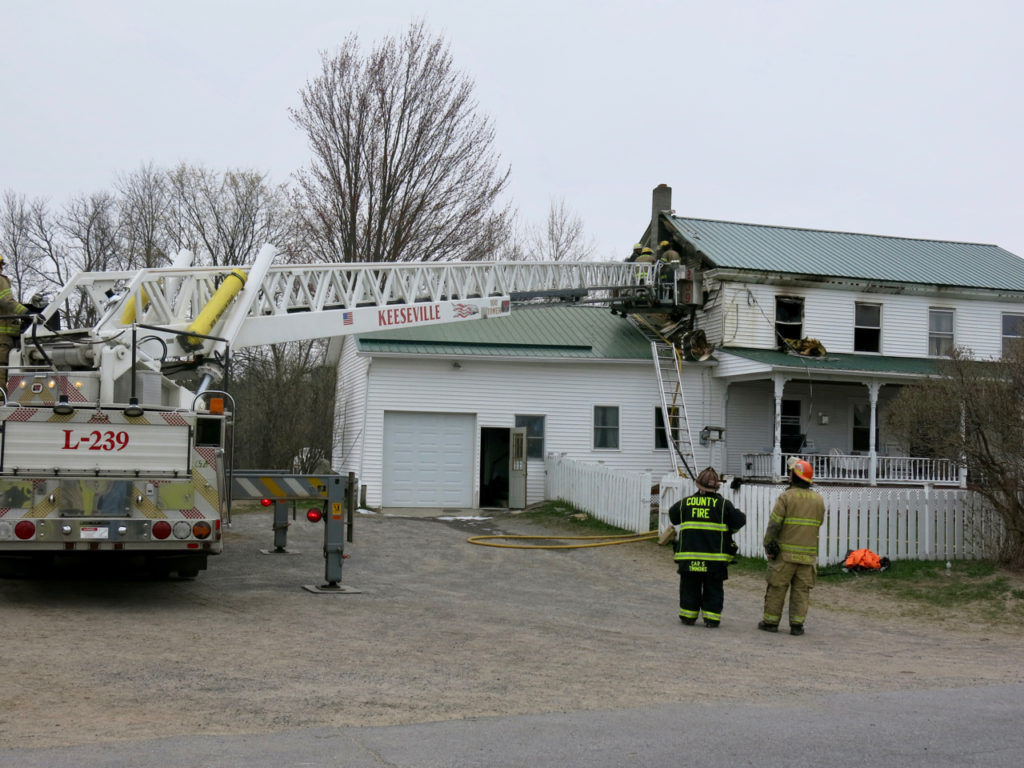 House Fire on Mitchell Rd. (Just off the River Rd.) The Peru Gazette