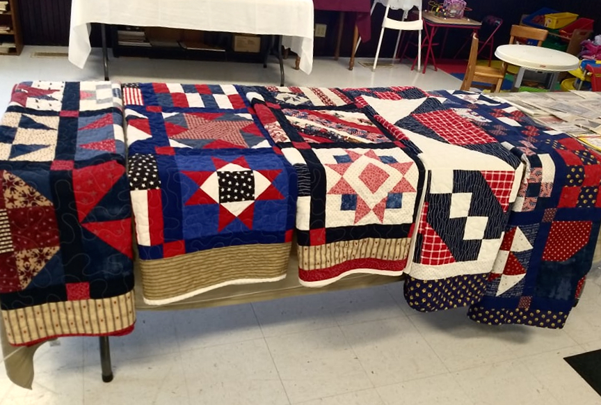 Local quilters bring comfort to vets and babies The Peru Gazette