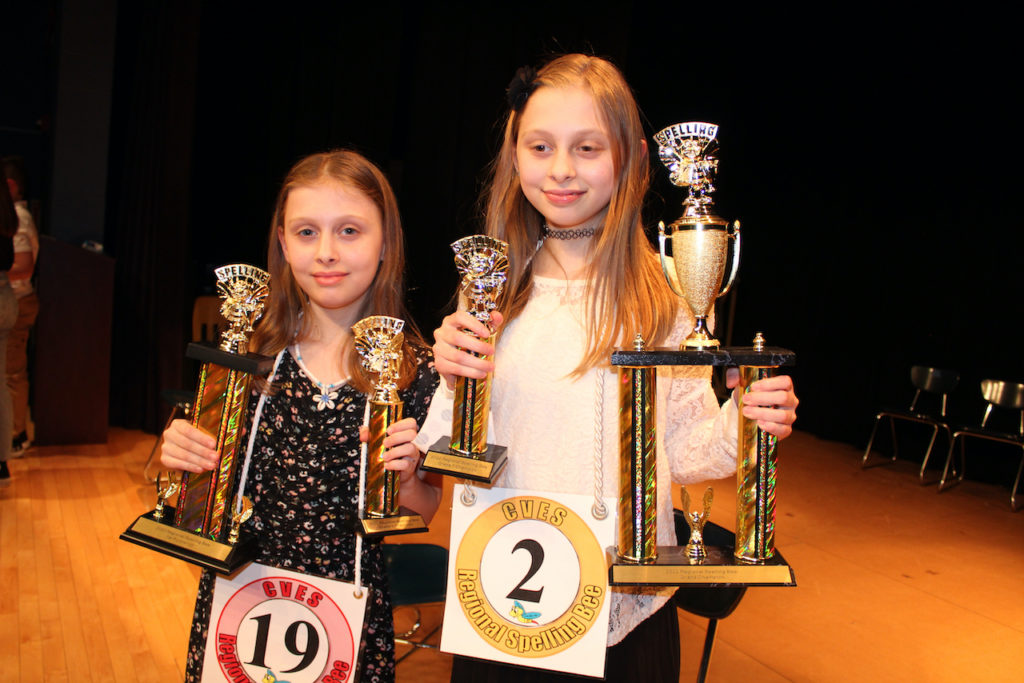 Results of the 2022 CVES Regional Spelling Bee held at Stafford Middle