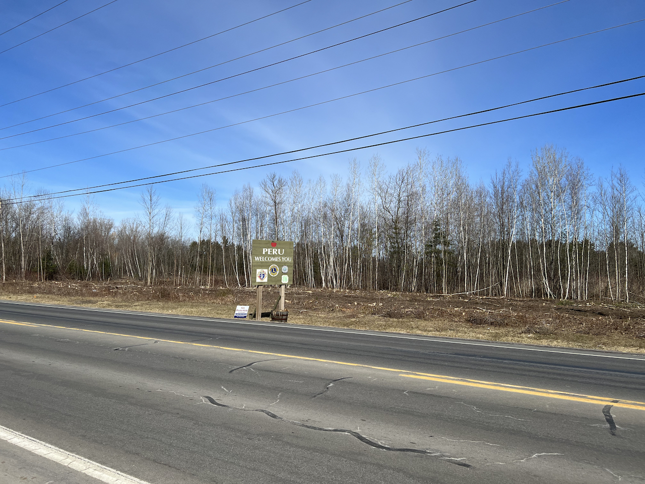 The changing Bear Swamp Rd. The Peru Gazette