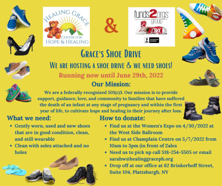 Healing Grace: Center for Hope and Healing Launches Shoe Drive ...