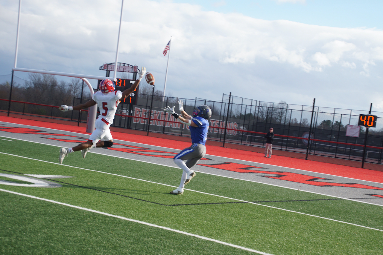 Peru Nighthawks dominate Massena Red Raiders in Section VII Super Bowl