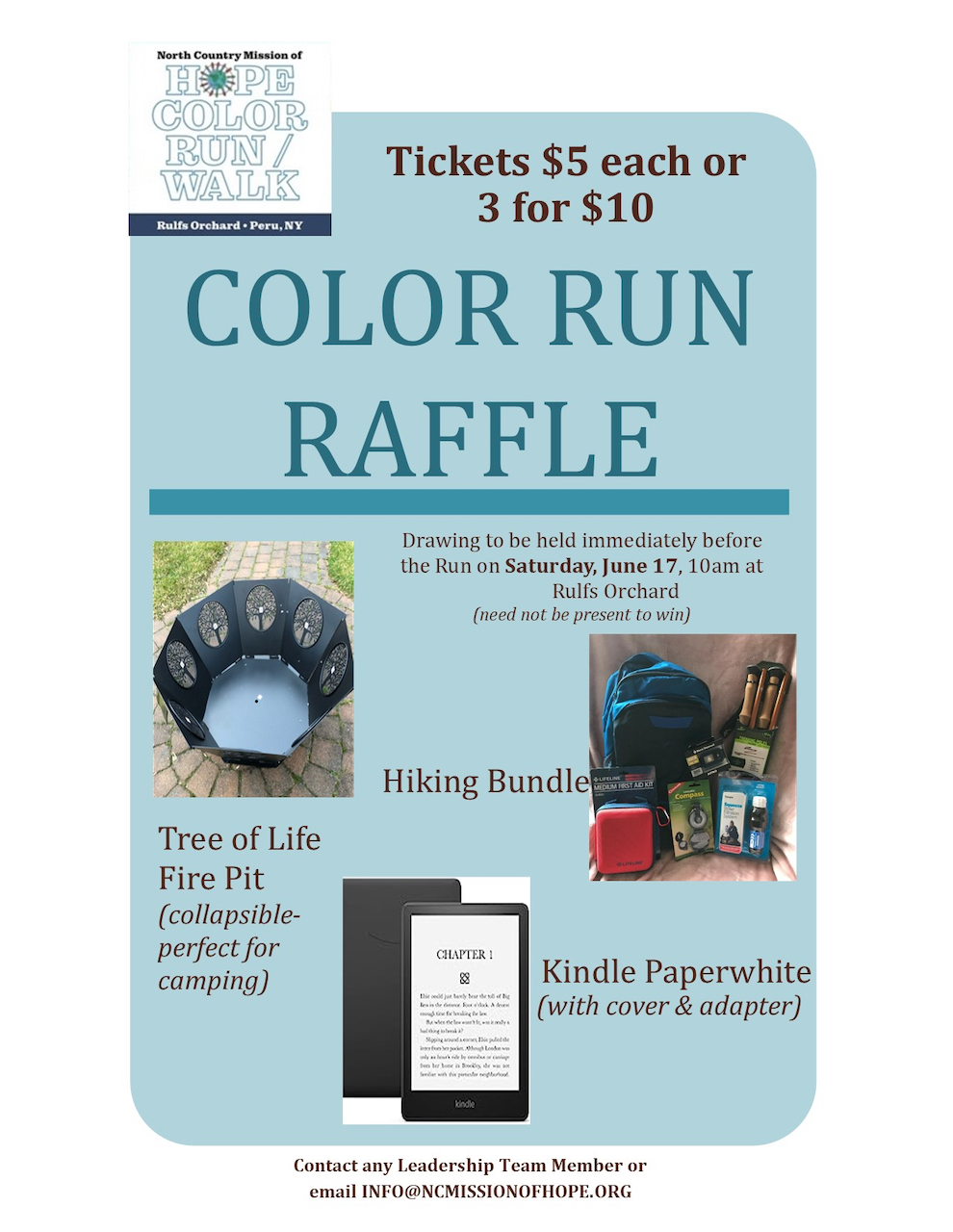 Color Fun Run Raffle The Peru GazetteJune 17 North Country Mission of Hope Color Run and ...