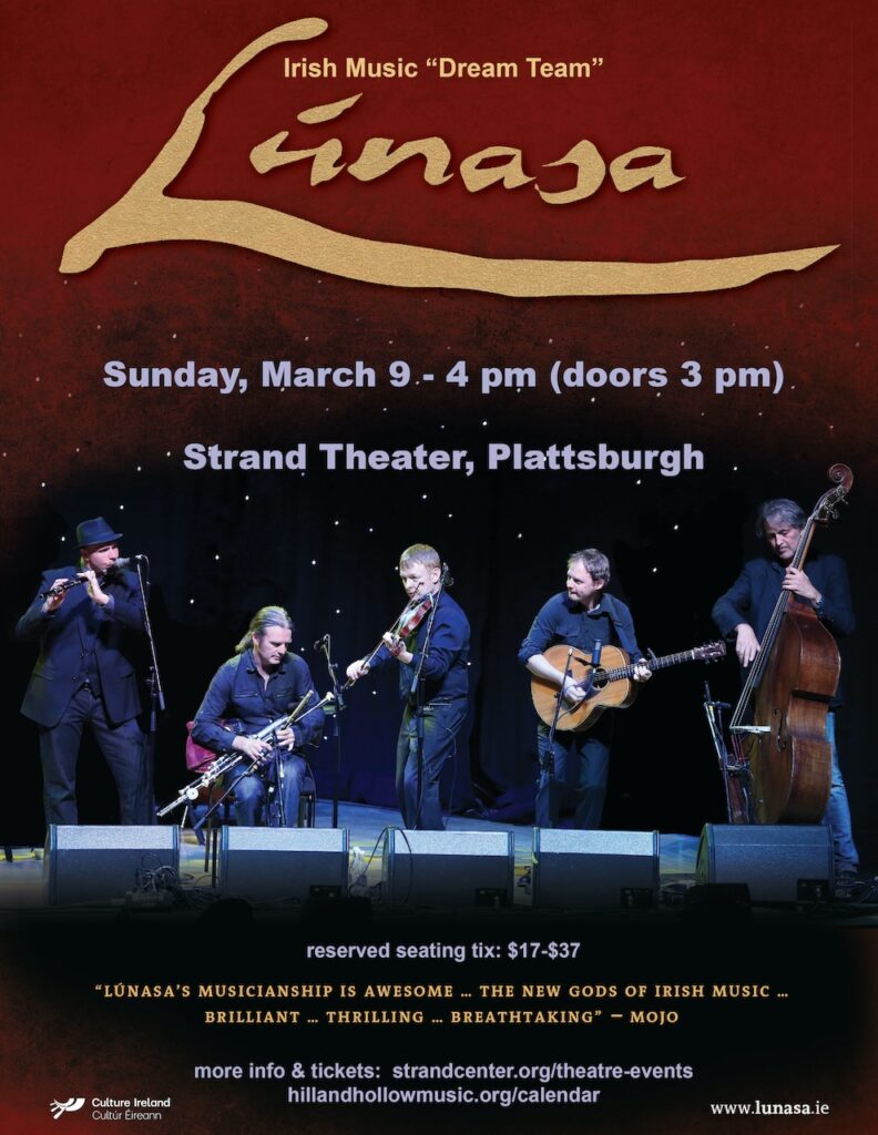 Lunasa Flyer | The Peru Gazette